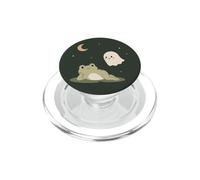 Cute Frog Ghost Moon Halloween Cottagecore PopSockets PopGrip for MagSafe