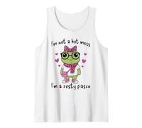 Cute Frog: I'm Not A Hot Mess, I'm a Zesty Fiasco Tank Top