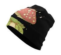 Cute Frog Mushroom Skull Cap Fashion Beanie Hats Running Cap Sleeping Hats Winter Cap