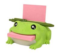 Cute Frog Note Holder Stand, Whimsical Desk Tidy Organize | Toad-shaped Desk Organizer-holds Notes, Keeps Pens Tidy, And Adds A Playful Touch. Cheerful Charm For Your Daily Desk Life.