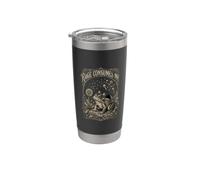 Cute Frog Rage Consumes Me Funny Toad Flower Stainless Steel Insulated Tumbler