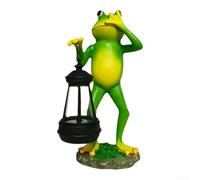 Cute Frog Solar Light for Patio Lawn Decoration
