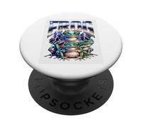 Cute Frog Squad Electric Lightning Halloween Viral Meme PopSockets Adhesive PopGrip