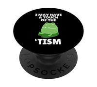 Cute Frog Toad Touch Of The Tism Autism Awareness PopSockets Swappable PopGrip