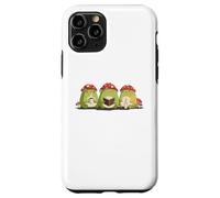 Cute Frog Tres Reyes Magos Three Wise Frogs Hygge Kawaii Art Case for iPhone 11 Pro