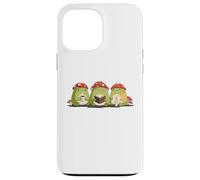 Cute Frog Tres Reyes Magos Three Wise Frogs Hygge Kawaii Art Case for iPhone 13 Pro Max
