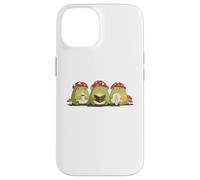 Cute Frog Tres Reyes Magos Three Wise Frogs Hygge Kawaii Art Case for iPhone 14