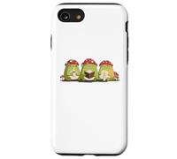 Cute Frog Tres Reyes Magos Three Wise Frogs Hygge Kawaii Art Case for iPhone SE (2020) / 7/8
