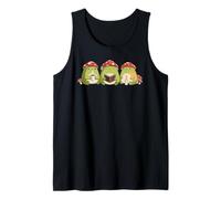 Cute Frog Tres Reyes Magos Three Wise Frogs Hygge Kawaii Art Tank Top