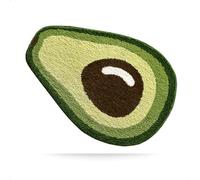 Cute Fruit Bath Mat Cartoon Floor Mats, Non Slip Bathroom Rugs Extra Absorbent Soft Bath Rug, Machine Washable Dryable, Bathtub Carpet Shower Mat Indoor Door Mat (24" x 32", Avocado)