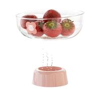 Cute Fruit Bowl with Base - Fruit Bowl for Kitchen Counter | Decorative Bowl for Kitchen Counter for Desktop Decoration | Candy Snack Holder, Tall Bowl, Table Display