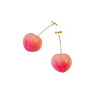 Cute Fruit Dangle Earrings 3D Orange Grape Cherry Drop Earrings Creative Dainty Fruity Earrings Summer Fruit Earrings Jewelry Gifts, Acrylic, No Gemstone