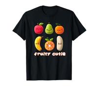 Cute Fruit Fruity Cutie Kawaii Banana Orange Pear T-Shirt