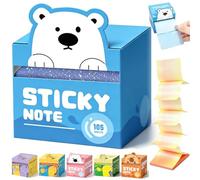 Cute Fruit Monster Pop-Up Sticky Notes Dispenser (BU, one-Size)