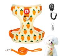 Cute Fruit Print Easy Walk No Pull Adjustable Puppy Cat Vest Harness and Lead Set for Small Medium Dogs