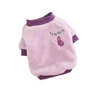 Cute fruit print fleece jackets for pets in winter - various styles of warm clothing for Teddy, French Bulldog(C,L)