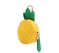 Cute Fruit Shape Coin Purse Cartoon Banana Lemon Watermelon Small Wallet Keychain PU Leather Wallet Pendant Lovely Bag Charms