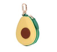Cute Fruit Shape Coin Purse Cartoon Banana Lemon Watermelon Small Wallet Keychain PU Leather Wallet Pendant Lovely Bag Charms