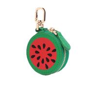 Cute Fruit Shape Coin Purse Cartoon Banana Lemon Watermelon Small Wallet Keychain PU Leather Wallet Pendant Lovely Bag Charms