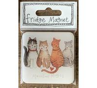 CUTE FUN CARTOON CAT FRIDGE MAGNETS BY ALEX CLARK (Marvellous Moggies)