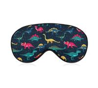 Cute Fun Dinosaurs Sleep Eye Mask Blocks Light Cover Eyeshade for Men Women