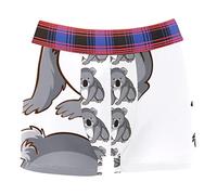Cute Funny Australia Koala Pattern Men's Breathable Trunks Underwear Personalized Boxer Brief Multicolor