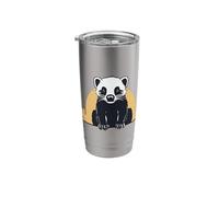 Cute Funny Badger Stainless Steel Insulated Tumbler