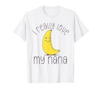 Cute Funny Banana Nana Toddler Kid I Really Love My Nana T-Shirt