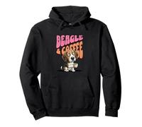 Cute Funny Beagle Puppy Dog Mug Coffee in the Morning Pullover Hoodie