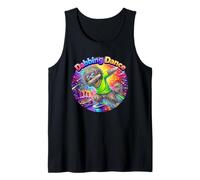 Cute Funny Black Puli Dog Shepherd Dancing Dabbing Tank Top
