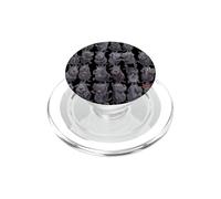 Cute Funny Black Scotch Terrier Love Dogs Celebrating Party PopSockets PopGrip for MagSafe