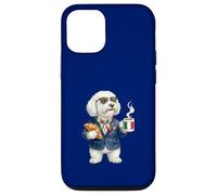 Cute Funny Bolognese Dog Mug Coffee Italy Flag Case for iPhone 12/12 Pro