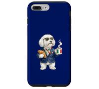Cute Funny Bolognese Dog Mug Coffee Italy Flag Case for iPhone 7 Plus/8 Plus