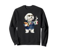 Cute Funny Bolognese Dog Mug Coffee Italy Flag Sweatshirt