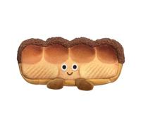 Cute Funny Bread Pencil Case,Large Pen Pouch, Soft Stationery Bag | Premium flannel 3D bread pencil case Fits schoolbags, adds charm to desks A