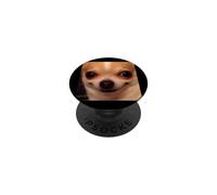 Cute Funny Chihuahua Face Closeup Blurry Dog Meme PopSockets Adhesive PopGrip