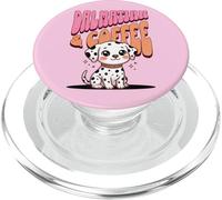Cute Funny Dalmatian Puppy Dog Mug Coffee in the Morning PopSockets PopGrip for MagSafe