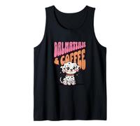 Cute Funny Dalmatian Puppy Dog Mug Coffee in The Morning Tank Top