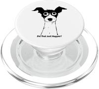 Cute Funny Dog Did that just happen? Humorous Dog Memes PopSockets PopGrip for MagSafe