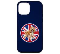 Cute Funny English Cocker Spaniel Dog UK Flag Case for iPhone 12 mini
