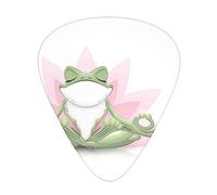 Cute Funny Frog Doing Yoga Guitar Picks - Guitar Accessories - Guitar Picks For Acoustic Guitar, Electric Guitar, Bass Guitar For Men Women Professional Guitarist, Musicians And Beginner.