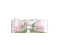 Cute Funny Frog Doing Yoga Printed Baby Headband, Soft and Breathable, Adjustable, Perfect for Baby Photos (0-6 Months)