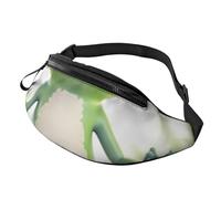 Cute Funny Frog Doing Yoga Printed Personalized Waist Bag, Lightweight and Versatile Crossbody Bag for Everyday and Outdoor Adventures
