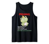 Cute Funny Frog Prince Missing Poster Tank Top
