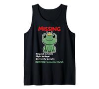 Cute Funny Frog Prince Missing Poster Tank Top