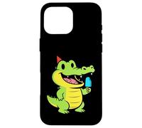Cute Funny Gator Alligator Crocodile Reptile Lover Men Women Case for iPhone 16 Pro Max
