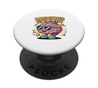 CUTE FUNNY GRAPHIC UNDIAGNOSED BUT WE ALL KNOW PopSockets Adhesive PopGrip