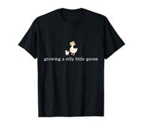 Cute Funny Growing a Silly Little Goose Pregnant Mothers Day T-Shirt