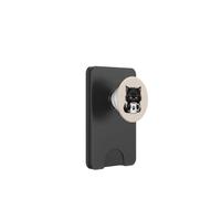 Cute Funny Grumpy Black Cat Coffee Mug Pet Kitten Lover Gift PopSockets PopWallet for MagSafe