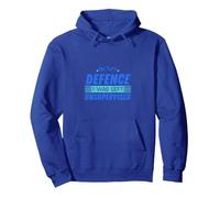 Cute & Funny In My Defence I Was Left Unsupervised Pullover Hoodie, Adult Unisex, Royal Blue, XX-Large